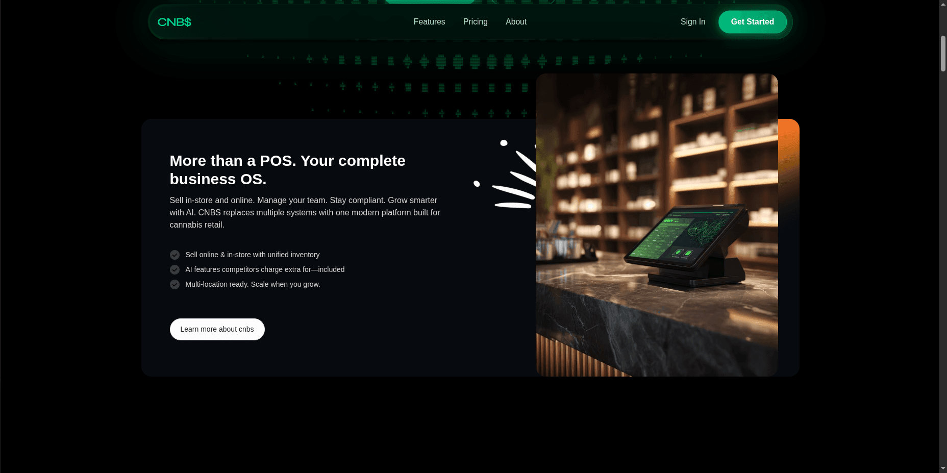 CNBS — interface screen 2