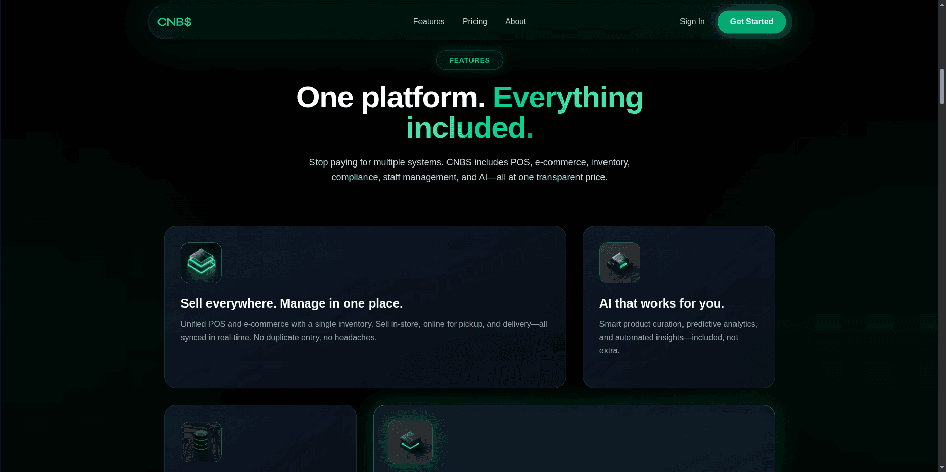 CNBS — interface screen 3