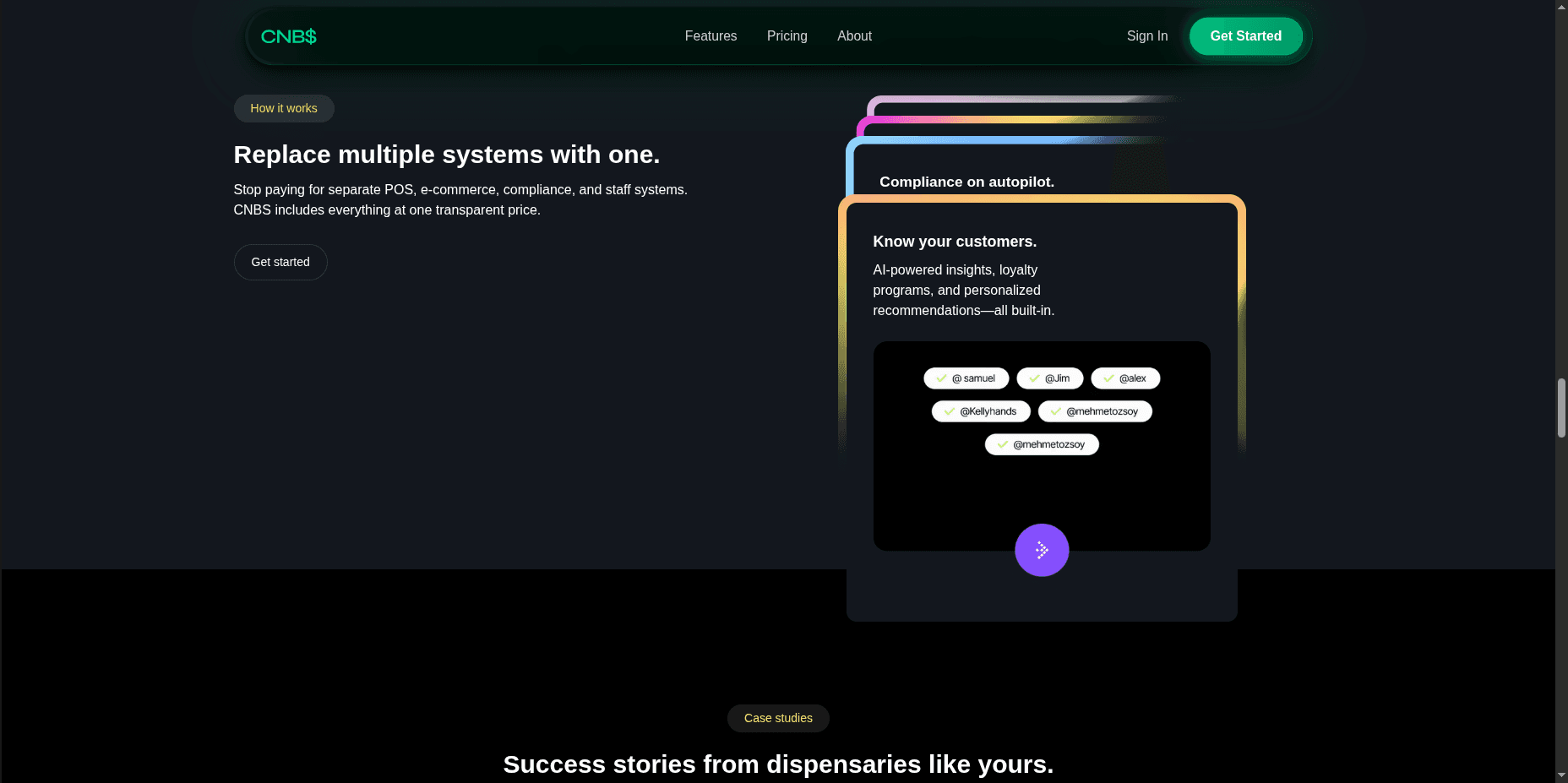 CNBS — interface screen 6