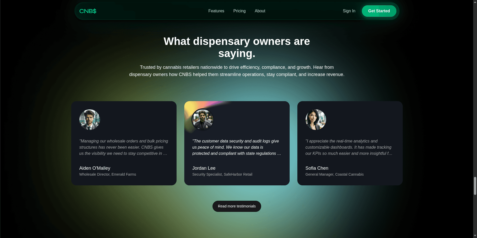 CNBS — interface screen 7
