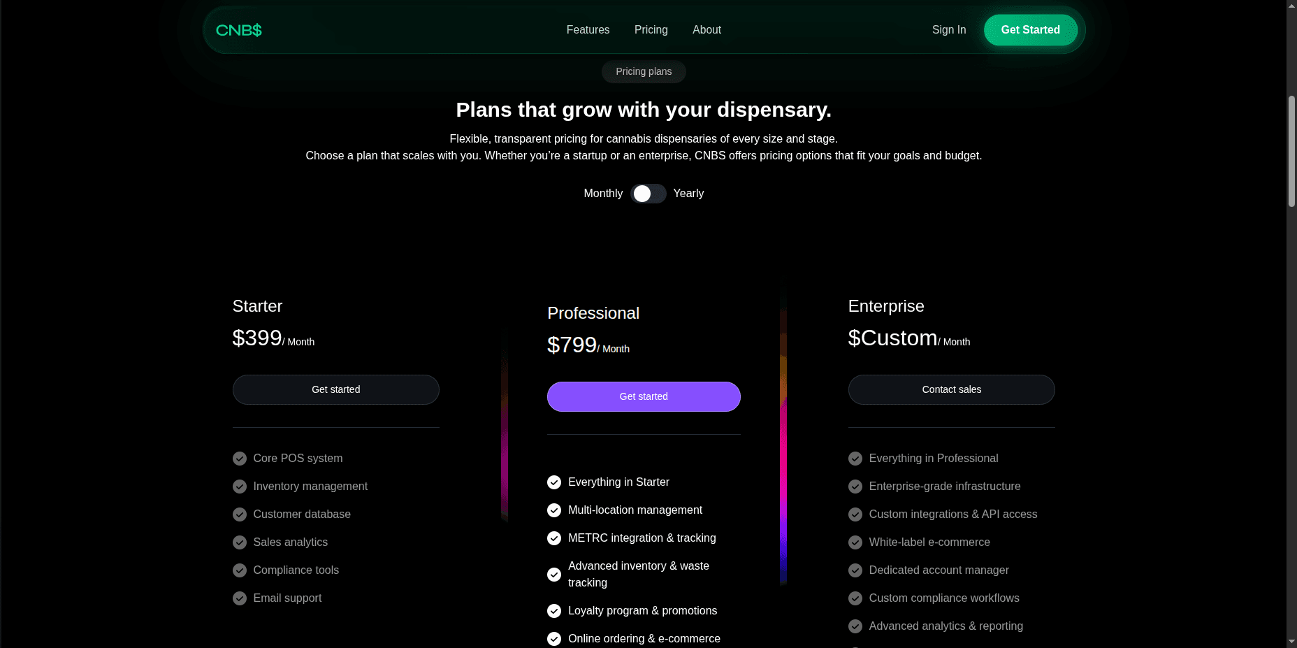CNBS — interface screen 9