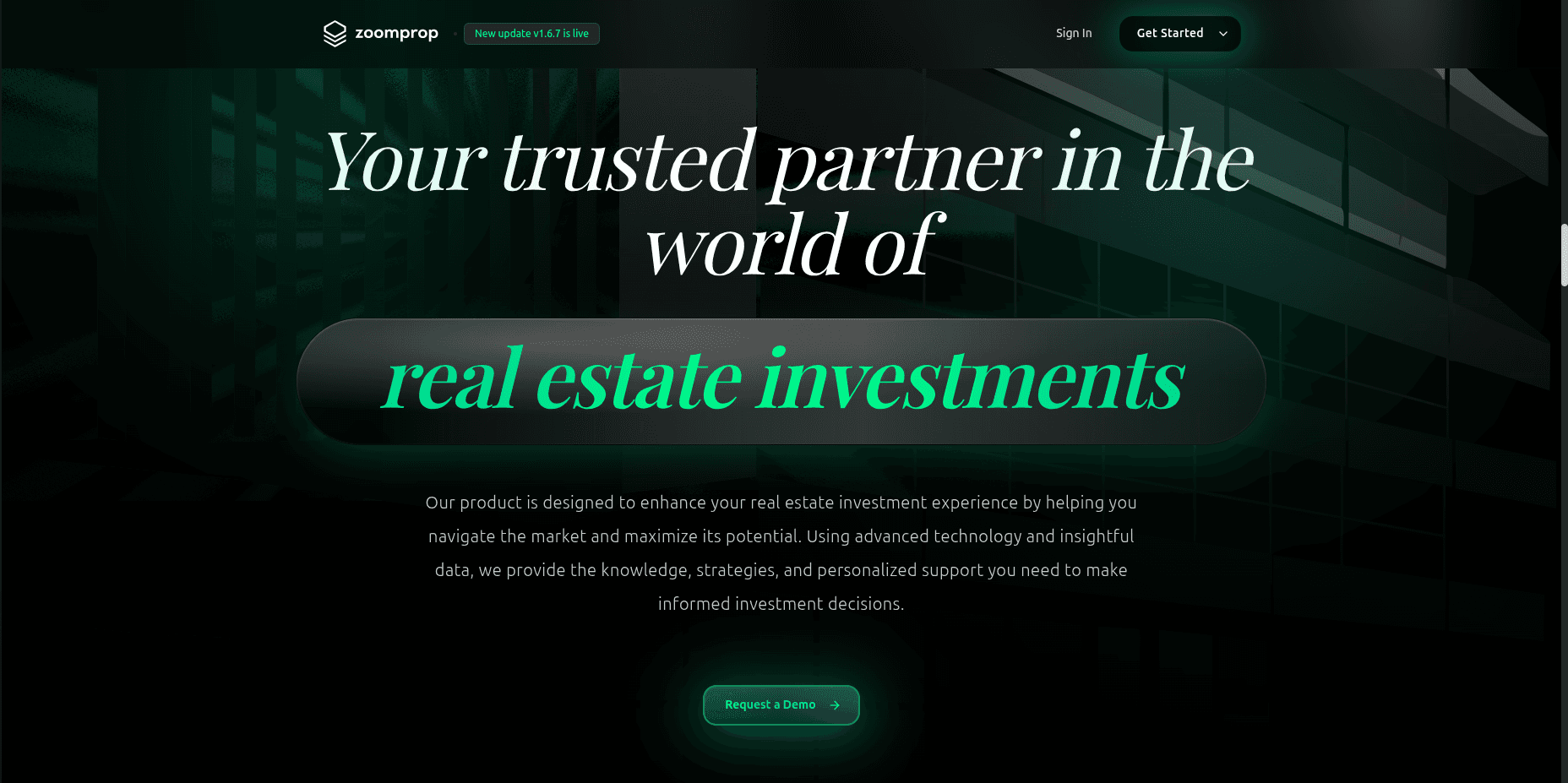ZP — AI analytics platform — interface screen 4