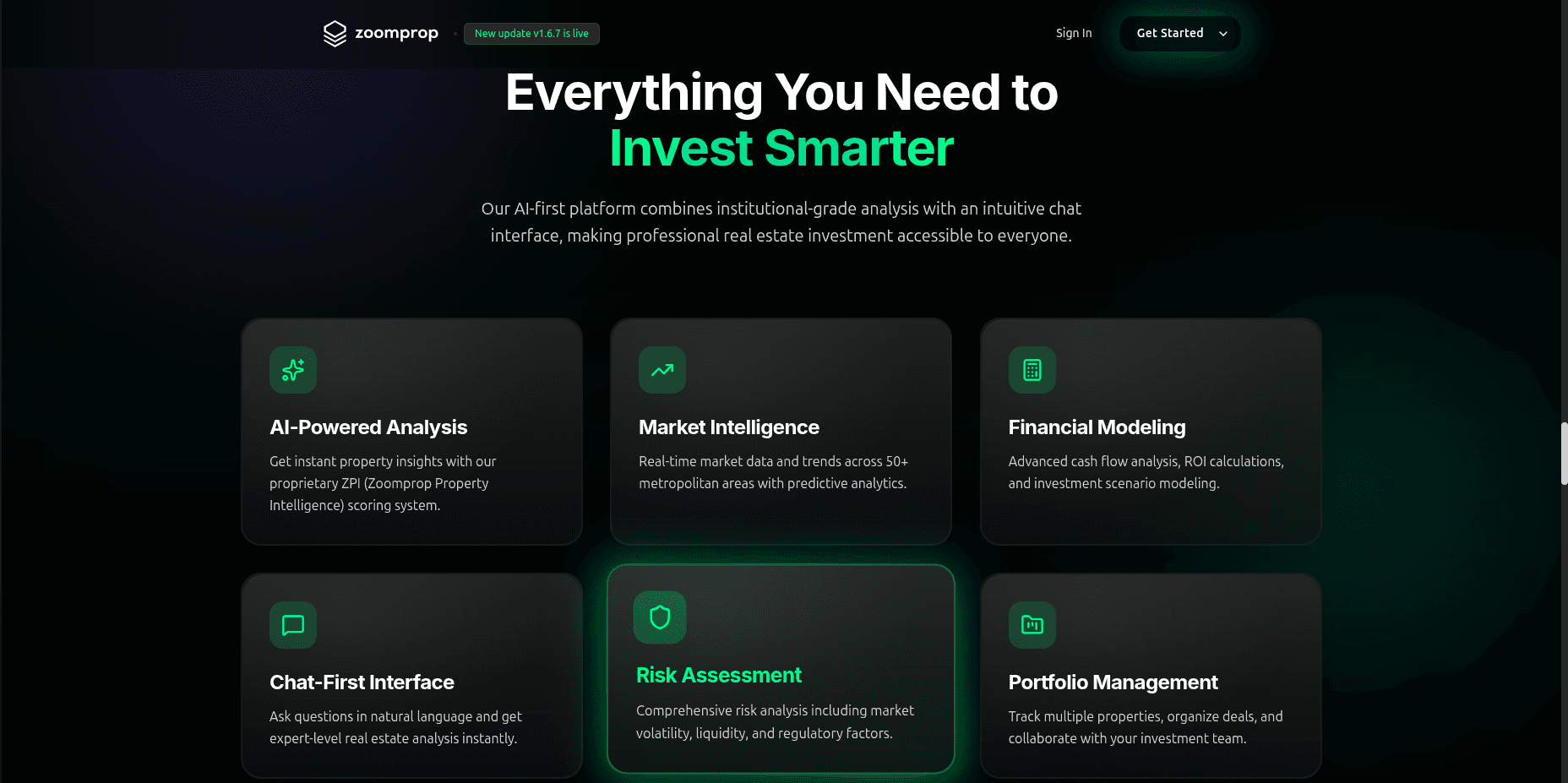 ZP — AI analytics platform — interface screen 7