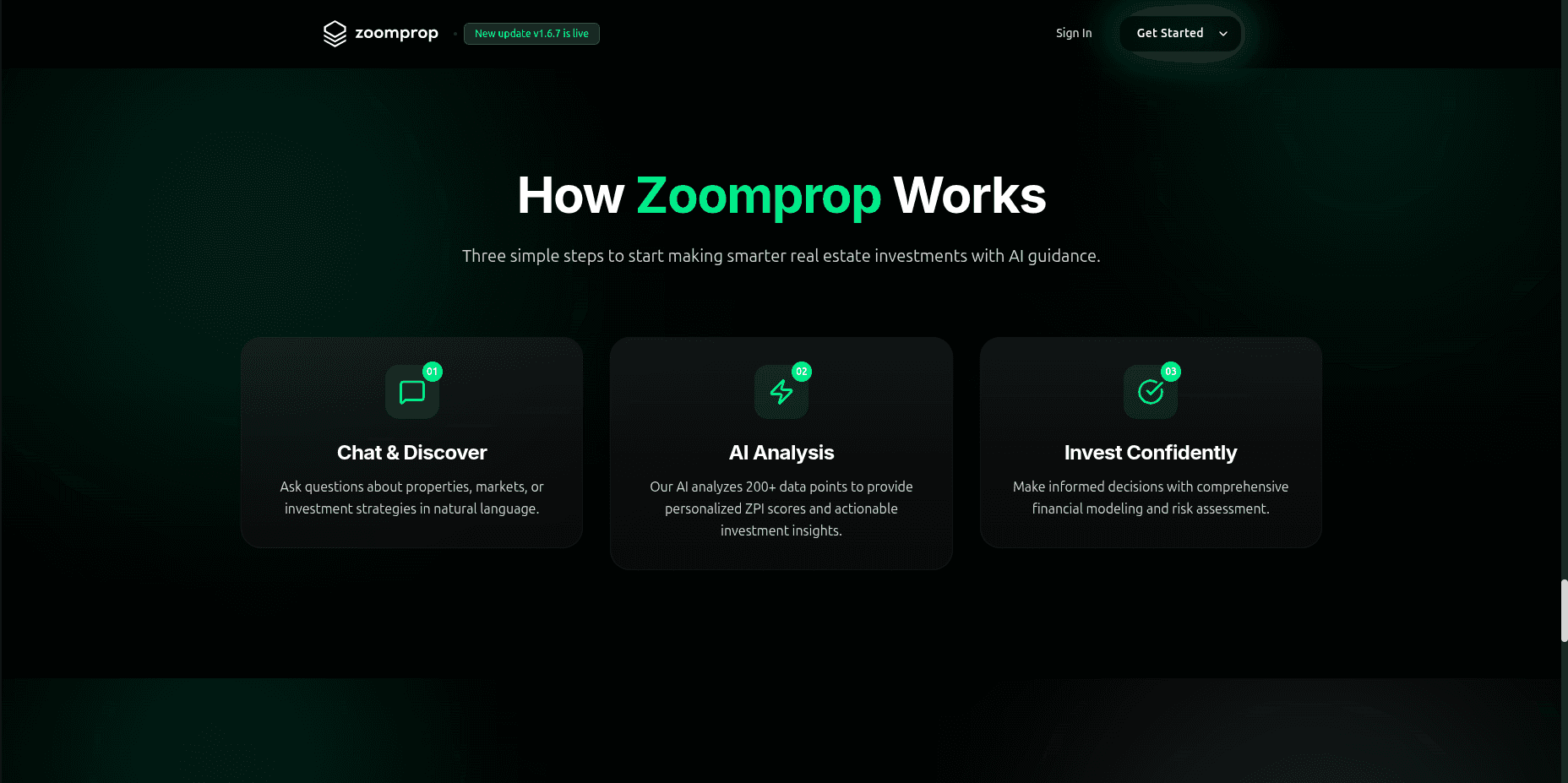 ZP — AI analytics platform — interface screen 9