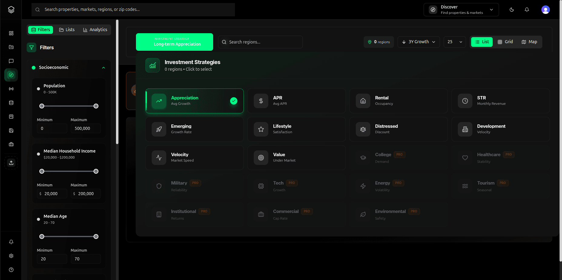 ZP — AI analytics platform — interface screen 16